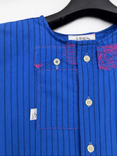 Load image into Gallery viewer, Upcycled Hand-Dyed Pinstripe Shirt – One of One – Made in England