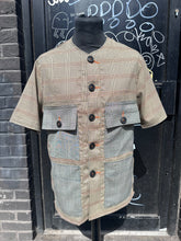 Load image into Gallery viewer, Brown PW short sleeve jacket