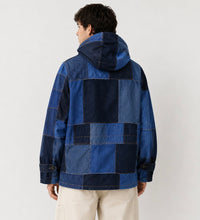 Load image into Gallery viewer, Denim Patchwork C19FaceSmock
