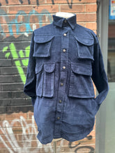 Load image into Gallery viewer, Corduroy Utility Over Shirt Navy
