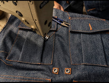 Load image into Gallery viewer, Indigo denim C19 FaceSmock
