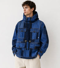 Load image into Gallery viewer, Denim Patchwork C19FaceSmock
