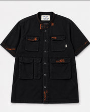 Load image into Gallery viewer, Handmade Black Corduroy Utility Shirt – Manchester Workwear | Jamie Darby
